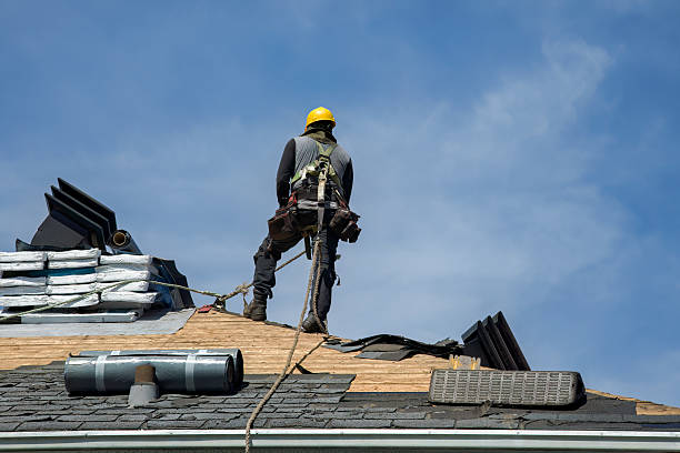 Professional Storm Damage Roof Repair technician working in Lincolnton, NC